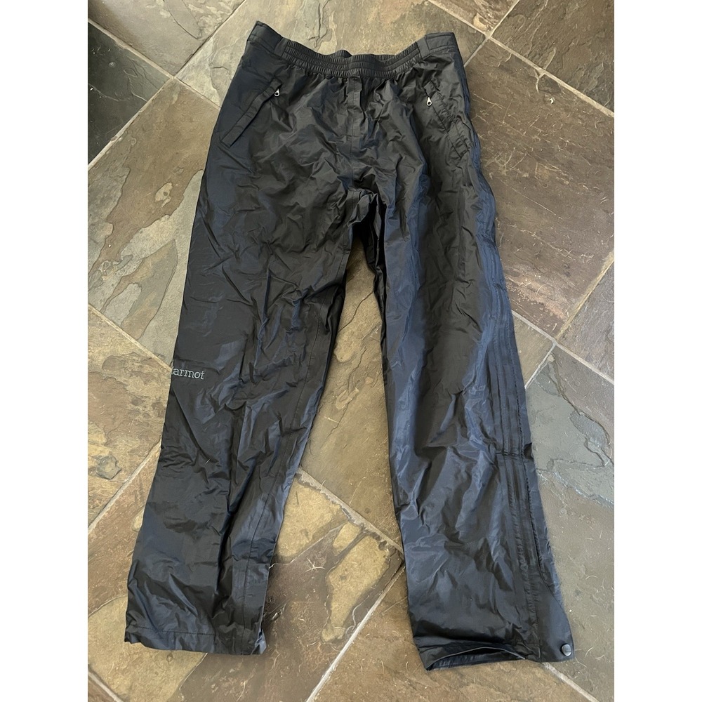 Marmot Precip Pants Men's Large Black Waterproof Lightweight